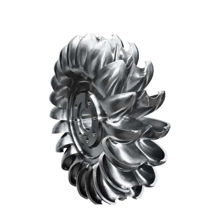 Turbina ad acqua a testa alta in acciaio inossidabile progettata per alti giri 600-1000 giri al minuto