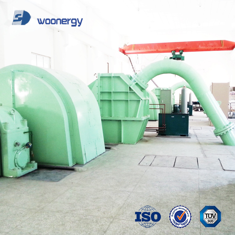 Turbina ad acqua a testa alta in acciaio inossidabile progettata per alti giri 600-1000 giri al minuto