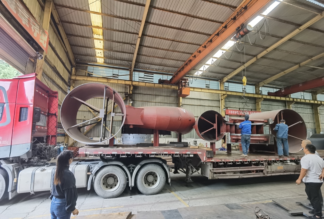 Modulo di eccitazione a spazzola Generatore a turbina ad acqua con metodo di installazione orizzontale
