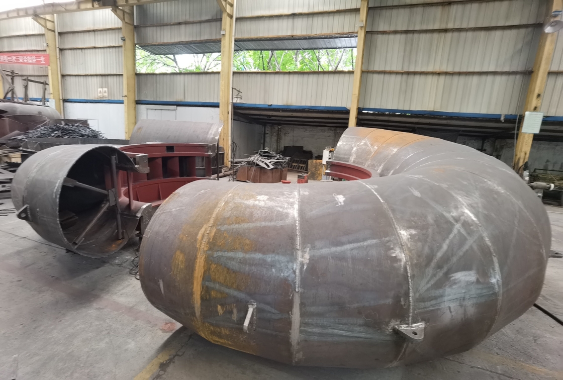 Modulo di eccitazione a spazzola Generatore a turbina ad acqua con metodo di installazione orizzontale