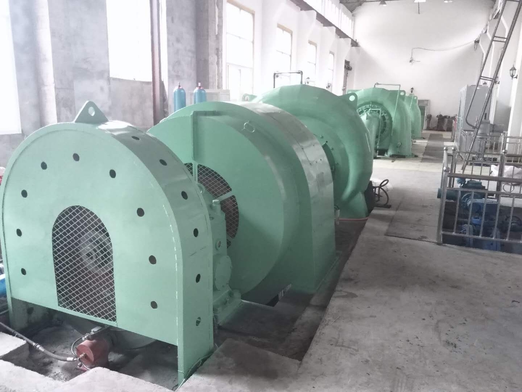Modalità di controllo efficiente per il generatore di turbine Francis con testa di acqua nominale da 20 m a 300 m