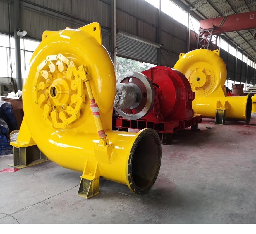 Generatore idroturbina a testa d'acqua da 5 a 500 m con acciaio e capacità 200 kW-20 MW