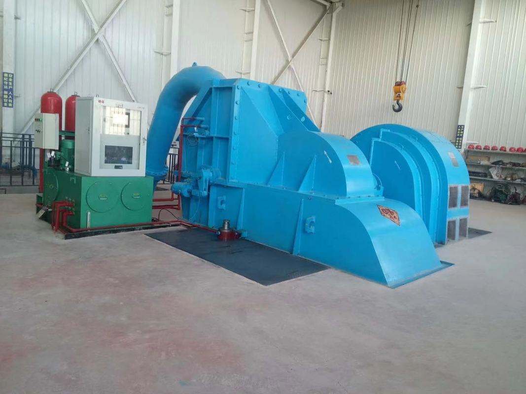 100kw-50mw Potenza di uscita Pelton Wheel Turbine Generator con metodo di raffreddamento ad aria / olio