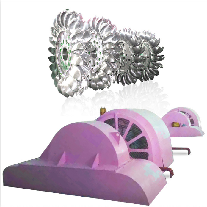 IP54 Generatore di energia per turbine Pelton senza spazzole 100kw-50mw Potenza di uscita 6-10kV Voltaggio nominale