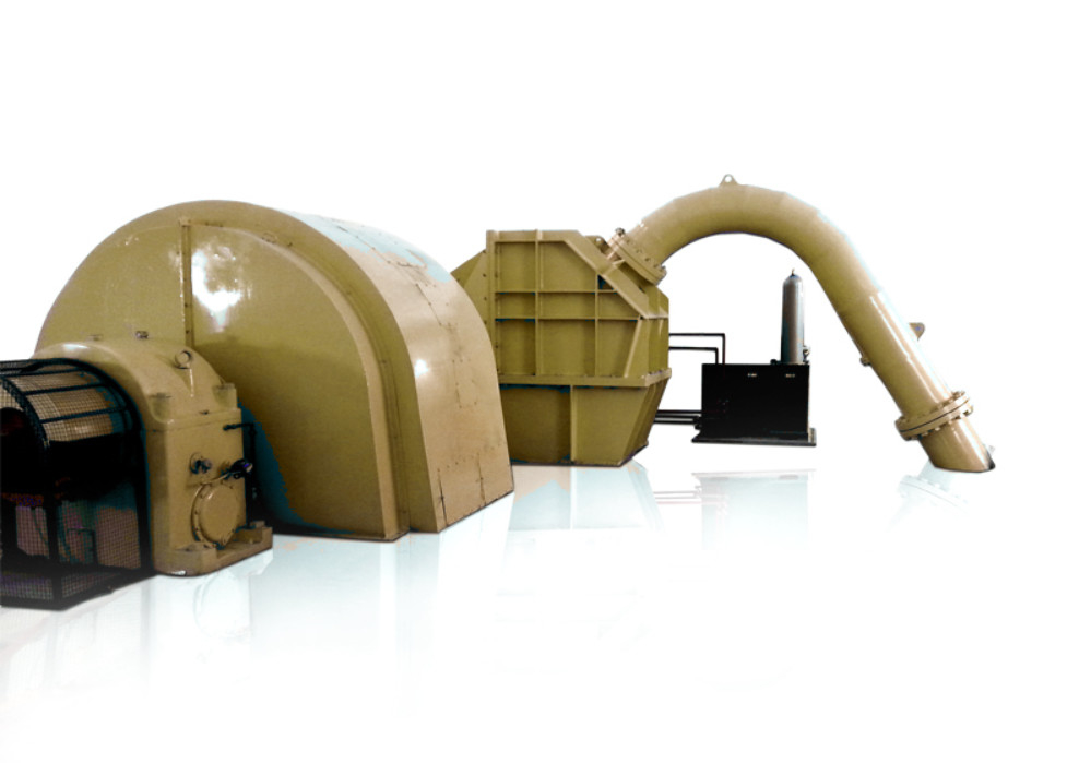 IP54 Generatore di energia per turbine Pelton senza spazzole 100kw-50mw Potenza di uscita 6-10kV Voltaggio nominale
