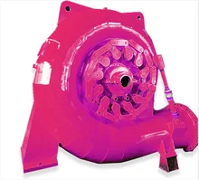 Potente turbina ad acqua con potenza di uscita da 200 kW a 20 MW e tensione nominale da 220V a 690V