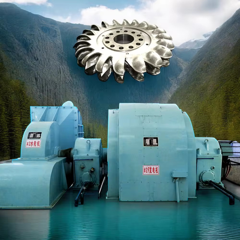 Generatore di energia per turbine Pelton senza spazzole IP54 Isolato in ghisa / acciaio inossidabile