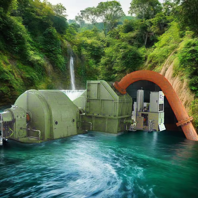 Generatore a turbina ad acqua da 300-3000 giri al minuto con durata ≥ 50 anni / Corlore personalizzato