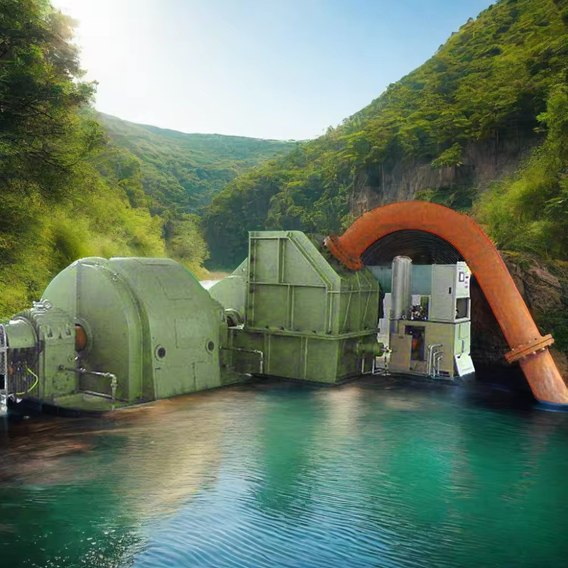 Generatore a turbina ad acqua da 300-3000 giri al minuto con durata ≥ 50 anni / Corlore personalizzato