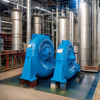 Generatore di turbina ad acqua a potenza colore personalizzato senza spazzole/spazzola eccitazione 220V-690V 50/60Hz 200kw-20mw aria/acqua