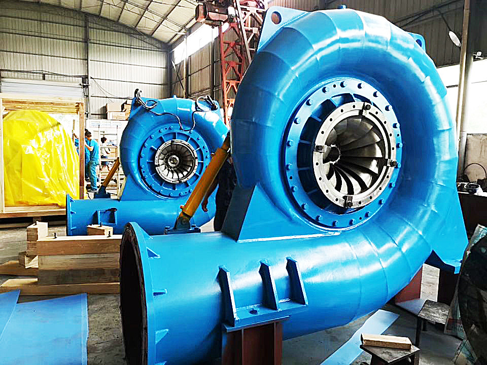 Generatore automatico a turbina ad acqua 200kw-20mw Potenza di uscita