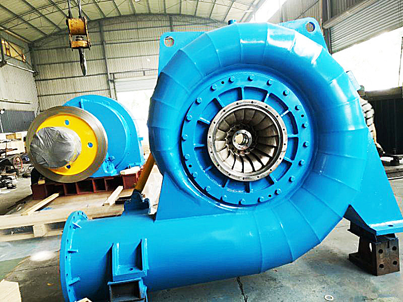 Generatore idroturbina in acciaio e acciaio inossidabile personalizzato 200kw-20mw 5m-500m Testa d'acqua