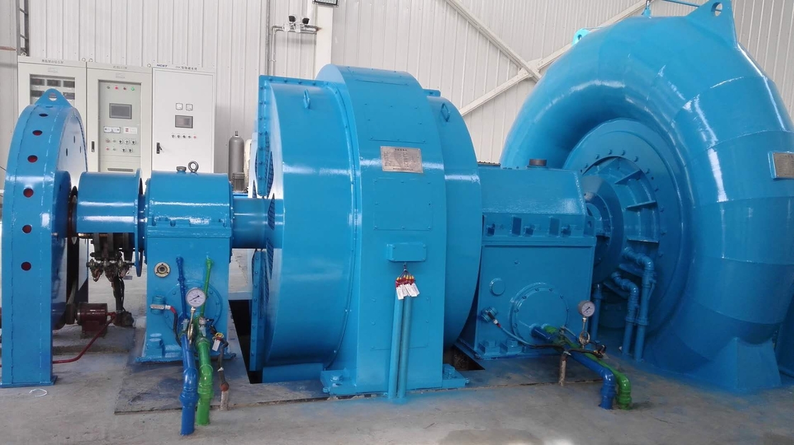 Generatore Francis da 300 kW a 20 MW con corridore in acciaio inossidabile con micro governatore