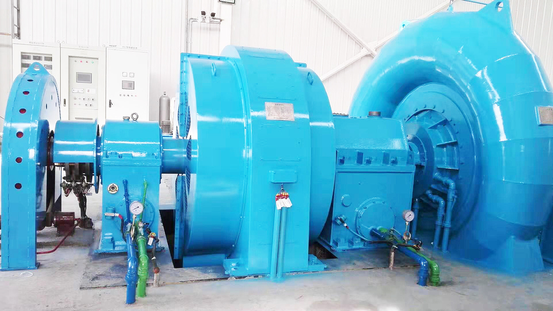 Durabilità Generatore idroturbina con modello personalizzato 5m-500m Testa d'acqua 50HZ/60HZ Frequenza