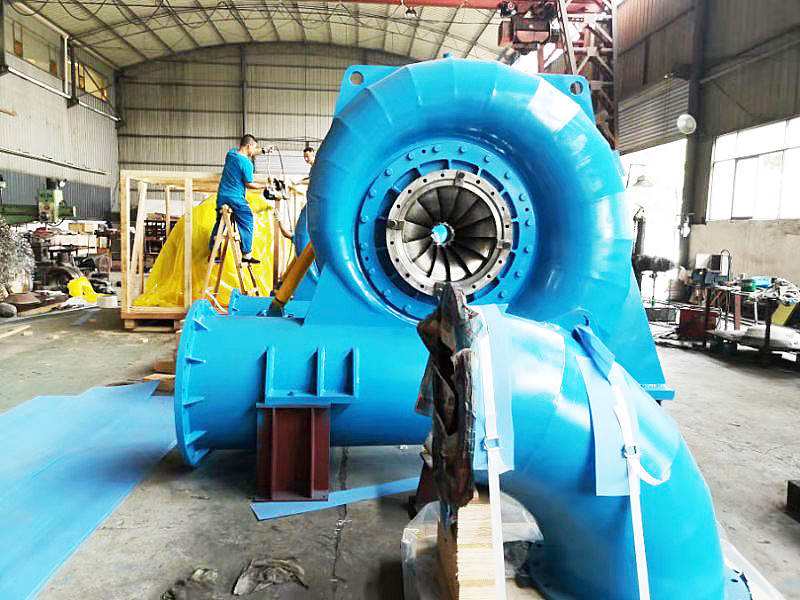 Durabilità Generatore idroturbina con modello personalizzato 5m-500m Testa d'acqua 50HZ/60HZ Frequenza