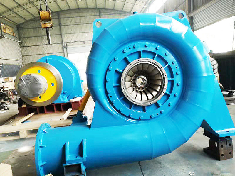 Durabilità Generatore idroturbina con modello personalizzato 5m-500m Testa d'acqua 50HZ/60HZ Frequenza