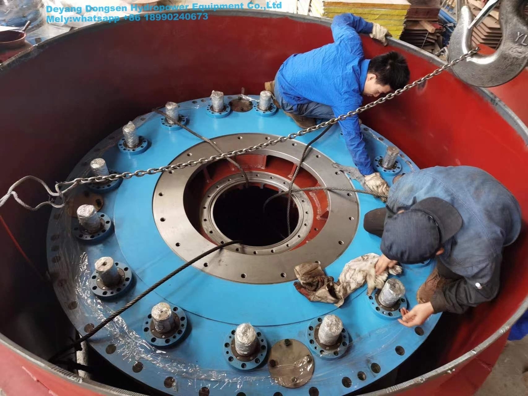 Potenza Verticale Turbina d'acqua Generatore senza spazzole 200kw-20mw 450-1000 RPM 220V-690V