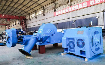 2000-10000kg Turbo Turbine Generator progettato per il flusso di 109 metri cubi al secondo Potenza gamma 500 kilowatt a 70 megawatt produzione di energia