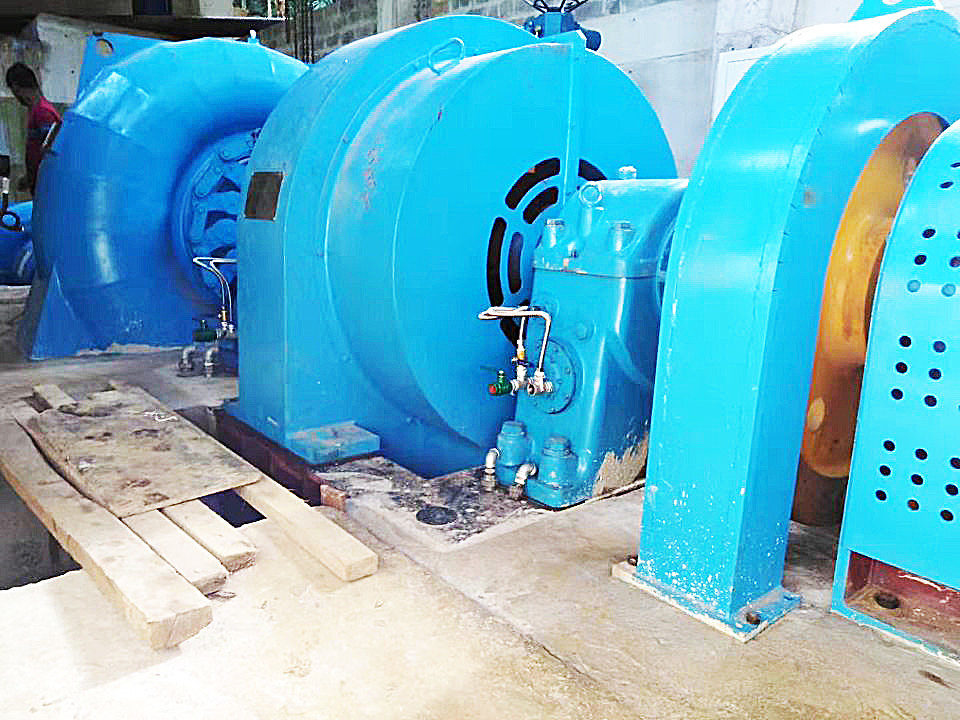 Velocità nominale 450-2000 RPM Francis Hydro Turbine Generator Modalità di installazione verticale o orizzontale