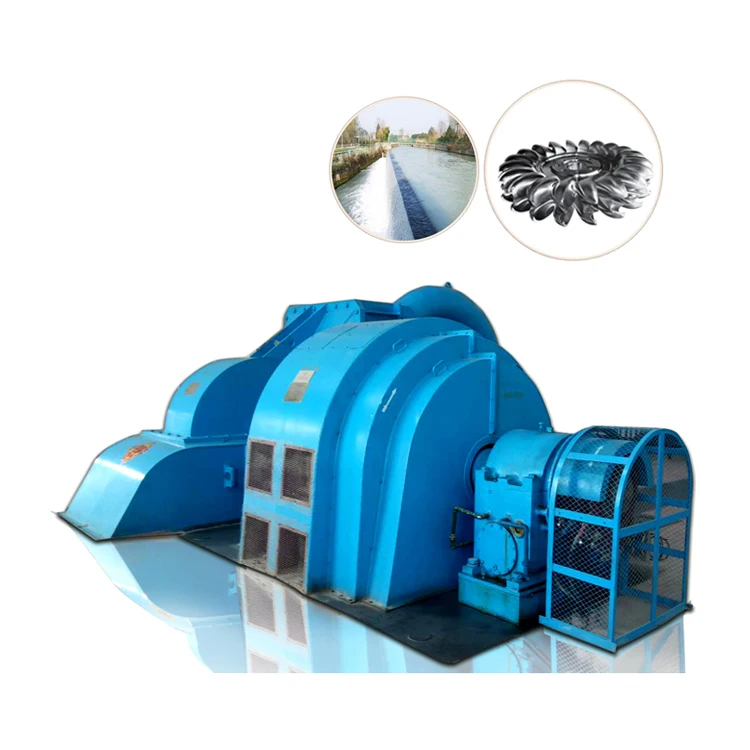 100-1000A raffreddamento aria/olio generatore di turbine Pelton in acciaio inossidabile con microgovernatore