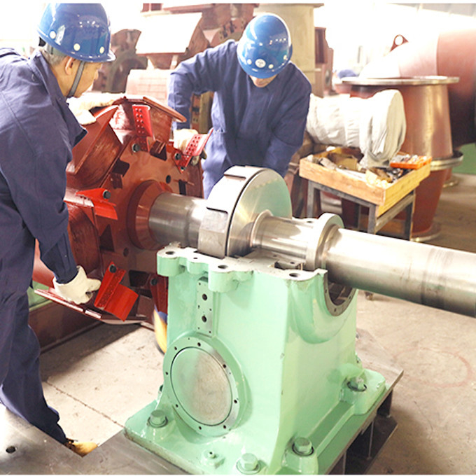 Generatore di energia per turbine Pelton da 100 kW a 50 MW 50/60 Hz con testa alta