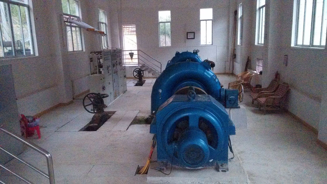 Velocità nominale 450-2000 RPM Francis Hydro Turbine Generator Modalità di installazione verticale o orizzontale