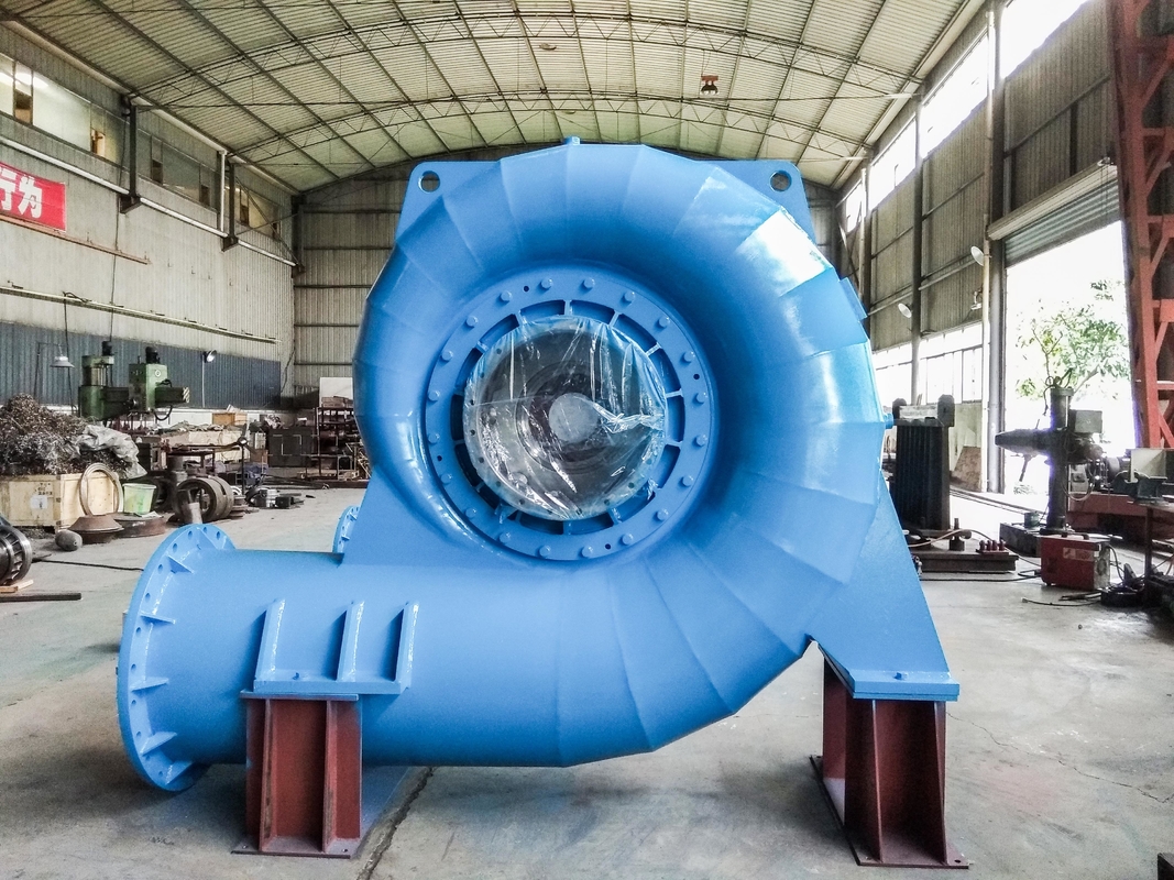 Efficienza 50HZ/60HZ Francis Turbina ad acqua con testa d'acqua da 5m-500m con trasformatore