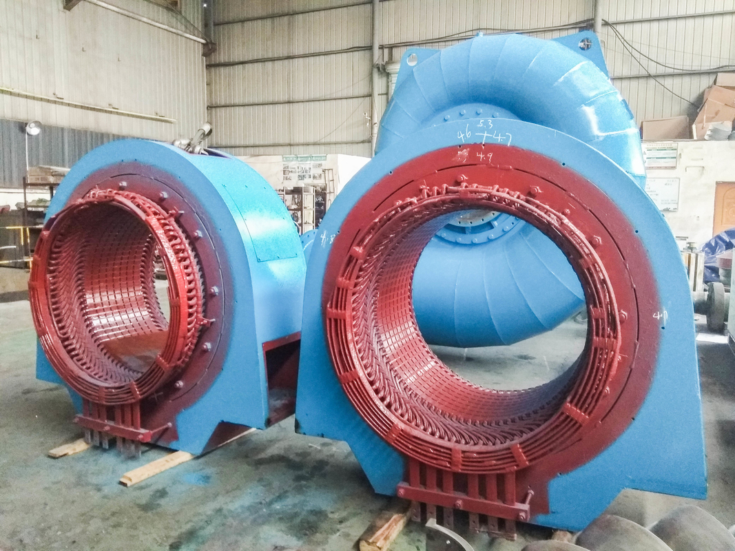 Generatore a turbina ad acqua 220V-690V con modalità di eccitazione senza spazzola 200kw-20mw