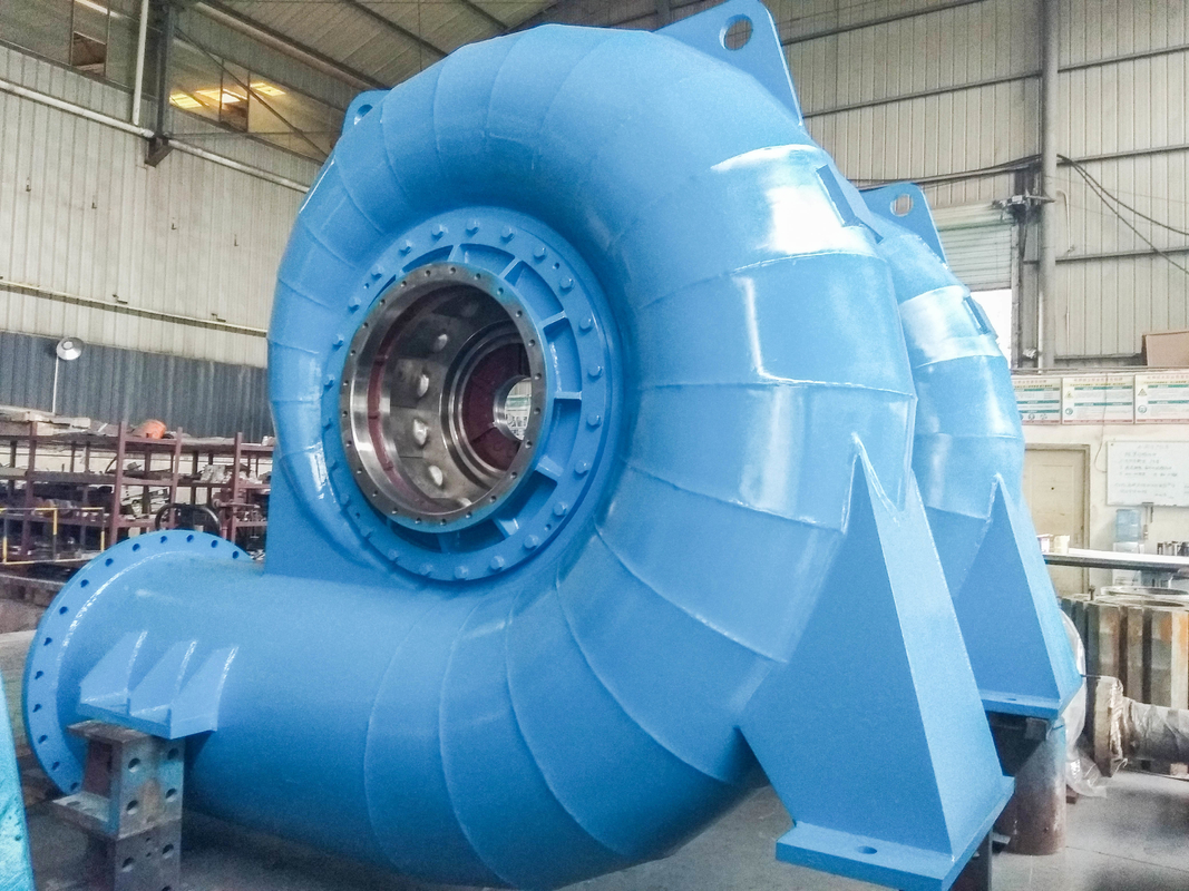 Turbina ad acqua verticale 50Hz/60Hz 220V-690V Voltaggio nominale Aria/Acqua di raffreddamento 450-1000 RPM Senza spazzole