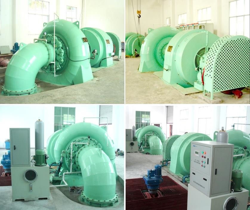 Generatore di energia per turbine Pelton in acciaio inossidabile con raffreddamento ad aria/olio - corrente 100-1000A