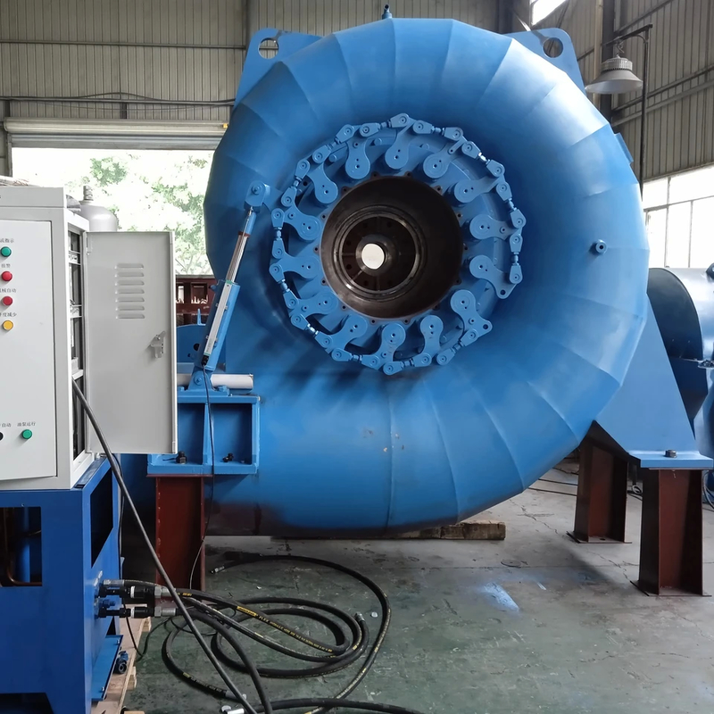 Generatore a turbina ad acqua verticale 200kw-20mw Potenza di uscita Frequenza nominale 50Hz/60Hz Colore personalizzato Aria/Acqua