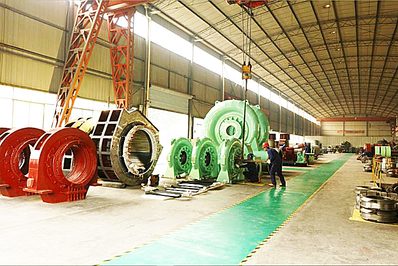 Turbina idrica senza spazzole di silicio statico 220V-690V Voltaggio nominale 200kw-20mw Potenza
