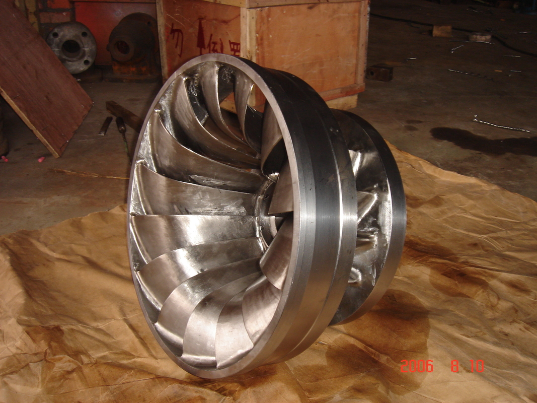 Generatore idroturbina a durabilità personalizzata con corridore in acciaio inossidabile che genera potenza a 450-1000 giri al minuto