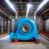 Generatore a turbina idrica verticale / orizzontale 450-1000 giri al minuto con modalità di eccitazione senza spazzole