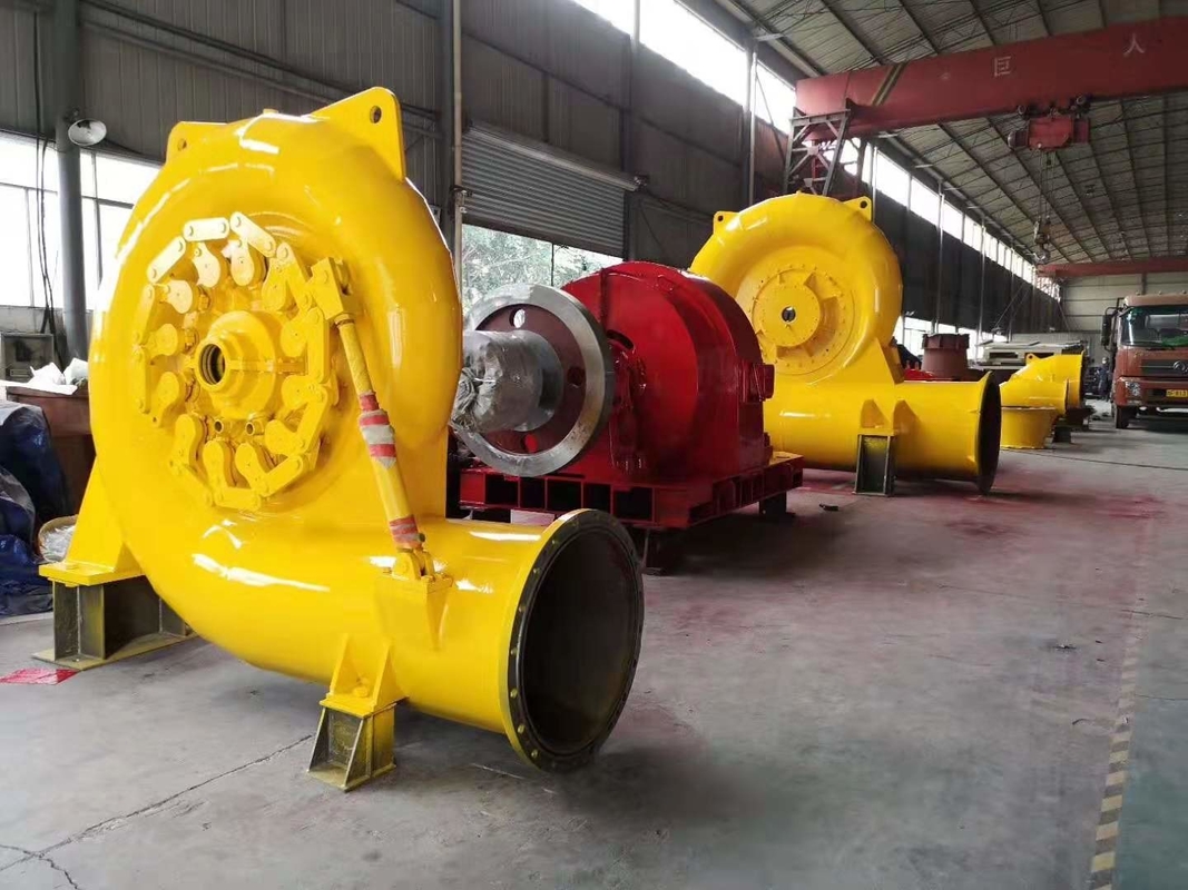 Modalità di controllo automatico Francis Turbine Generator 450-1000RPM 20m-300M Potenza nominale Verticale/Orizzontale