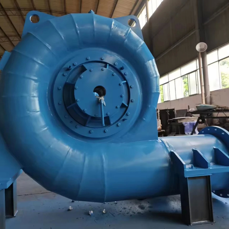 Generatore di turbine Francis in acciaio e acciaio inossidabile personalizzato da 200 kW a 20 MW per rotazione di velocità