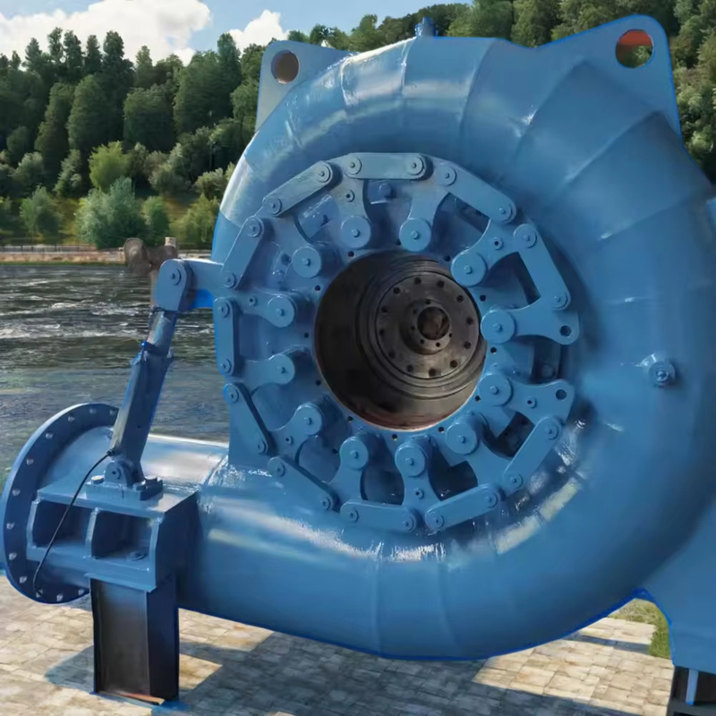 Francis Turbine Generator in acciaio inossidabile con un'efficienza del 90%-96% e una potenza di 300 kW-20 MW