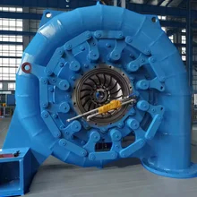 Durabilità Generatore idroturbina con modello personalizzato 5m-500m Testa d'acqua 50HZ/60HZ Frequenza