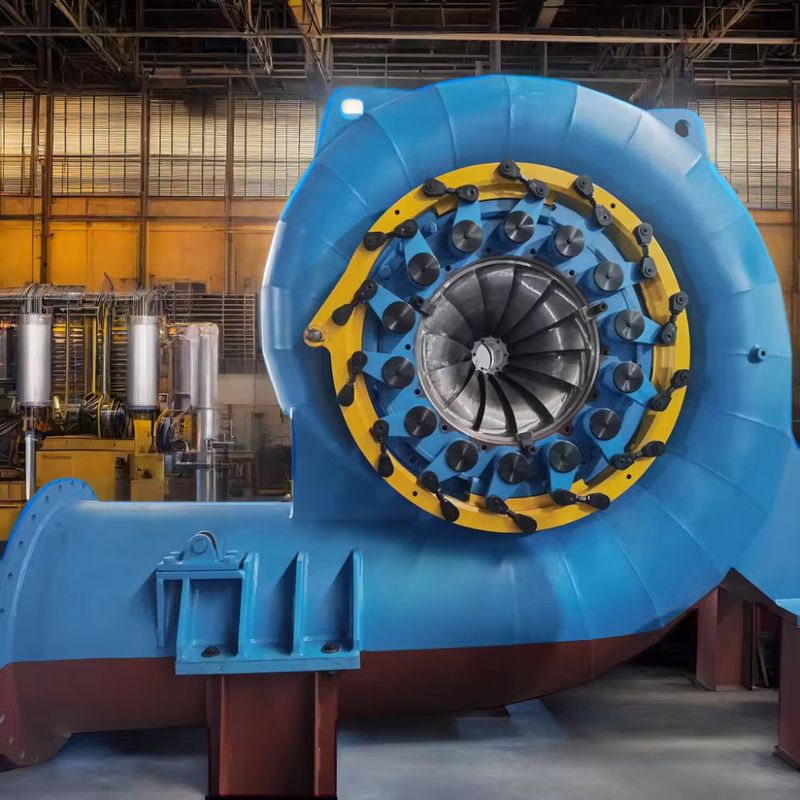Generatore di turbina ad acqua verticale 50Hz Controllo automatico esterno senza spazzole 220V-690V raffreddato ad aria