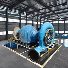 Generatore di turbine ad acqua senza spazzole personalizzato con controllo automatico per installazione verticale
