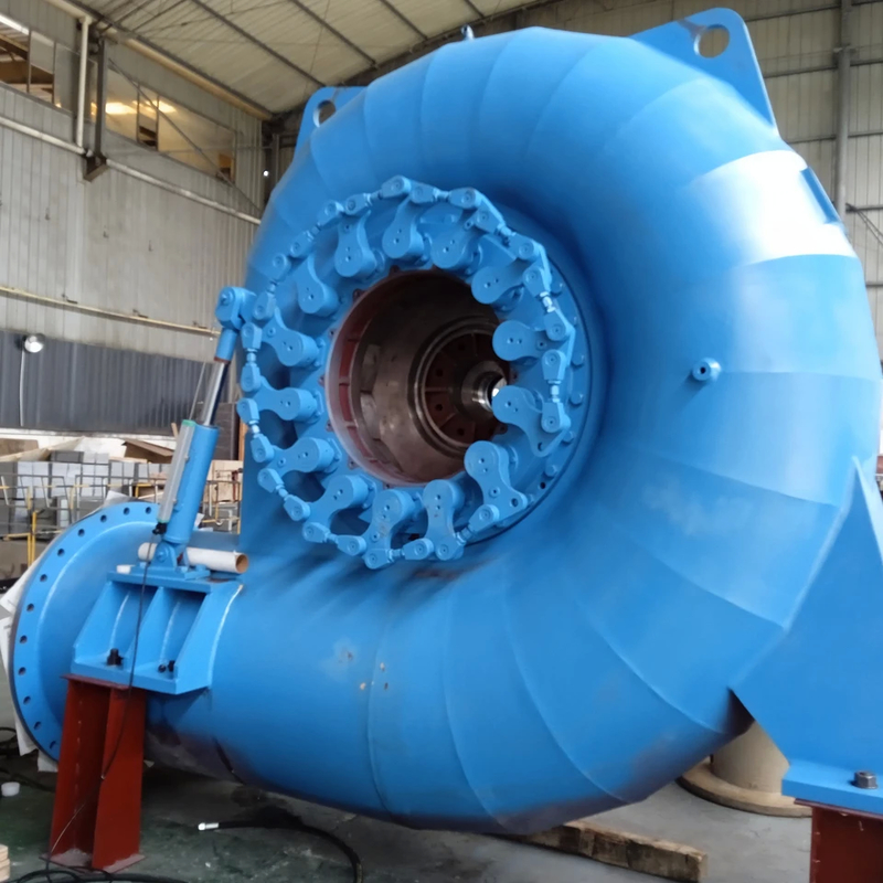 200kW - 20MW Acciaio e acciaio inossidabile costruzione Francis Turbina ad acqua ad alta testa con durata