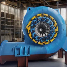 Generatore di turbine in modalità di eccitazione statica del silicio per interni / esterni con tensione nominale 220V-690V