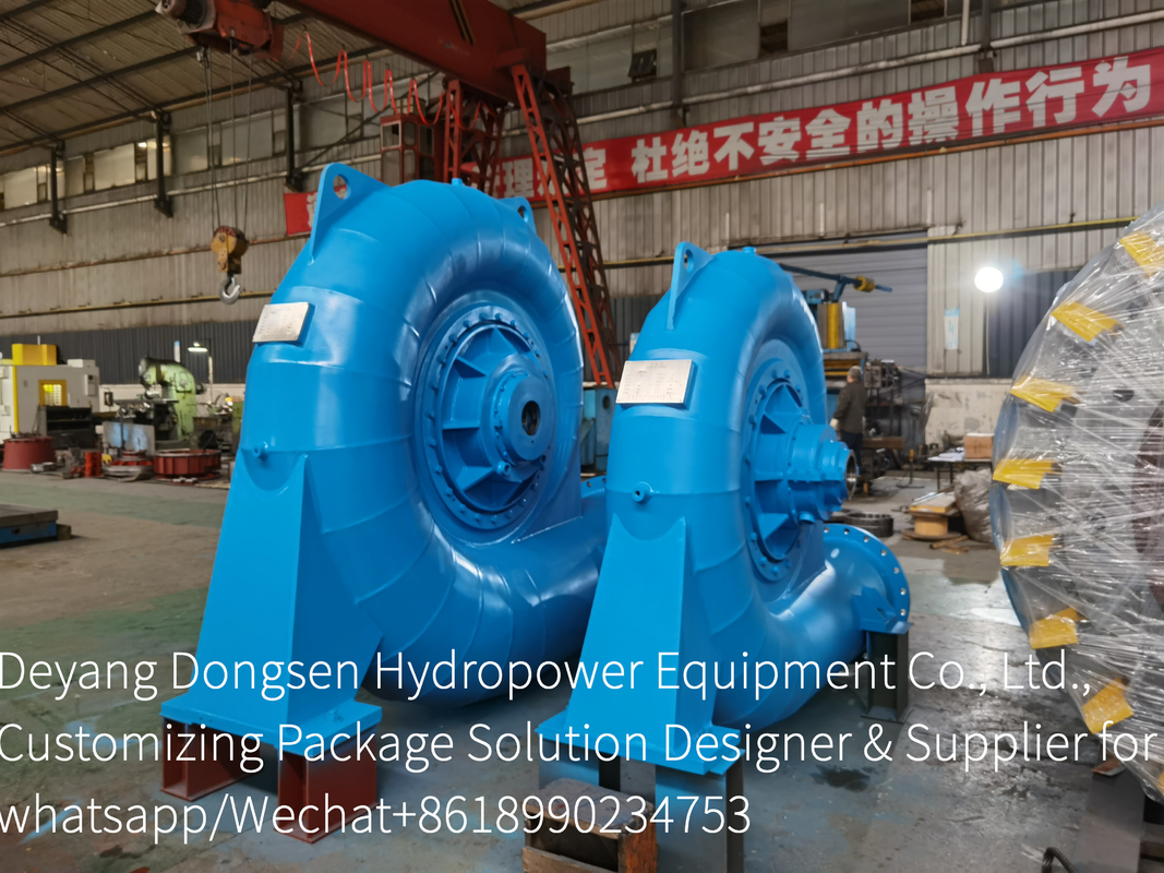 Generatore automatico / manuale a turbina ad acqua con tensione nominale da 450 a 1000 giri al minuto
