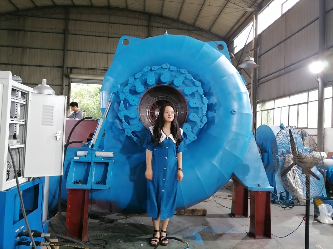 Generatore automatico / manuale a turbina ad acqua con tensione nominale da 450 a 1000 giri al minuto