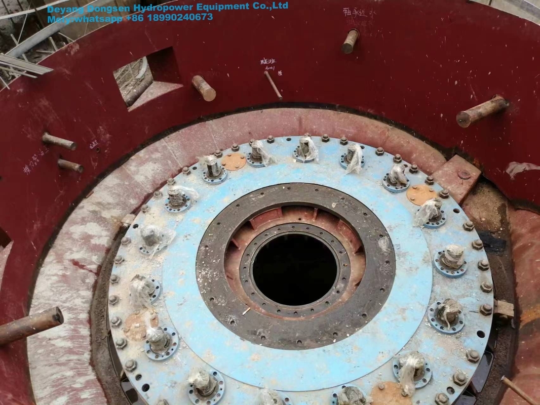 90-96% di efficienza Generatore idroturbina per l'energia idroelettrica 5m-500m Testa idraulica 450-1000 RPM