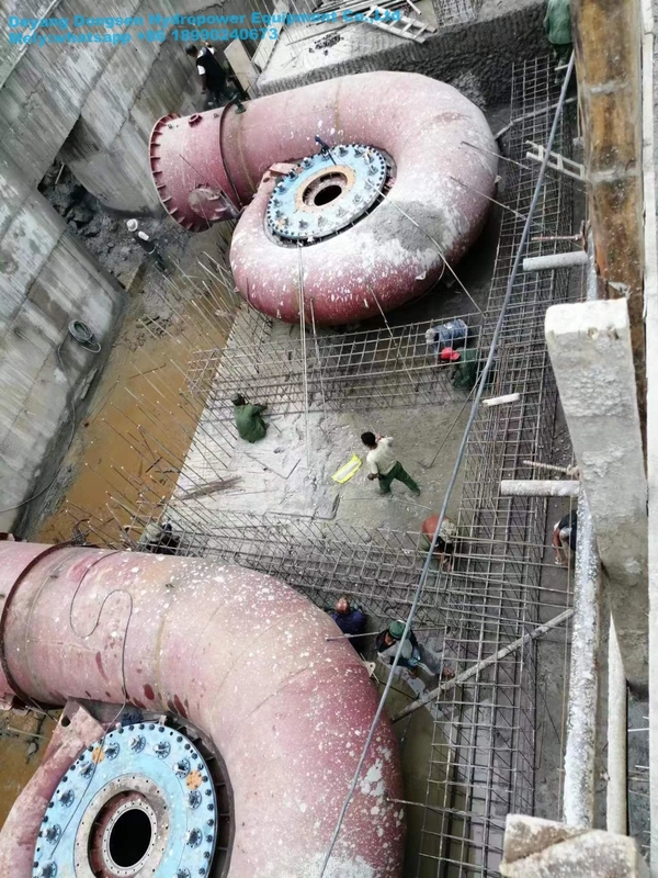 Generatore di idroturbine in acciaio inossidabile per testa 5m-500m e capacità 200kw-20mw