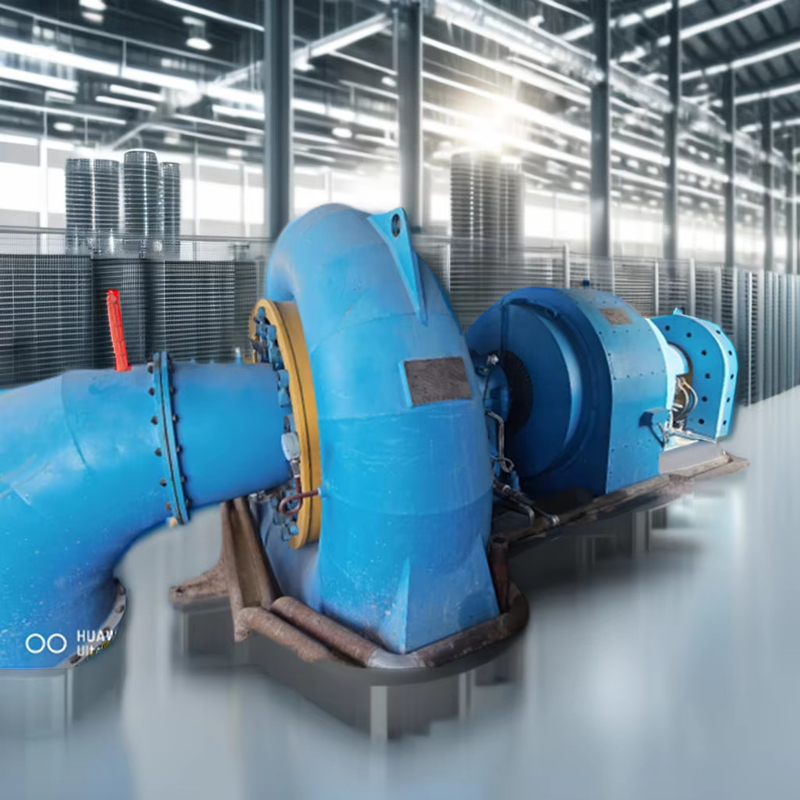 Colore personalizzato e materiali in acciaio inossidabile Generatore di turbina ad acqua per impianti idroelettrici