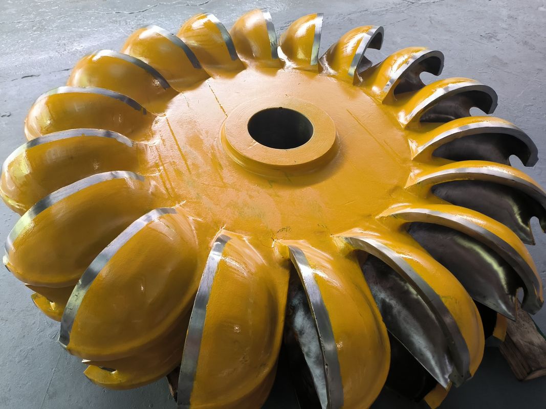 Generazione di energia idroelettrica Girante per turbina idraulica con lunghezza delle pale personalizzata e velocità nominale del rotore di 300 giri/min