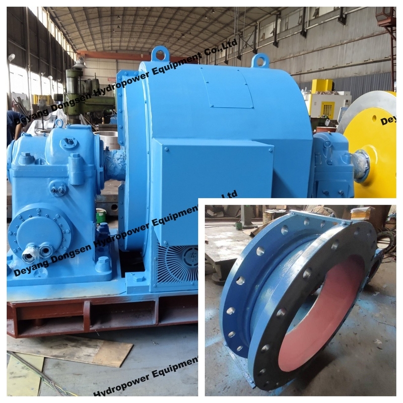 Generatore di turbina idroelettrica di piccole dimensioni 50HZ/60HZ Eco-friendly per la testa di acqua bassa 5-500m