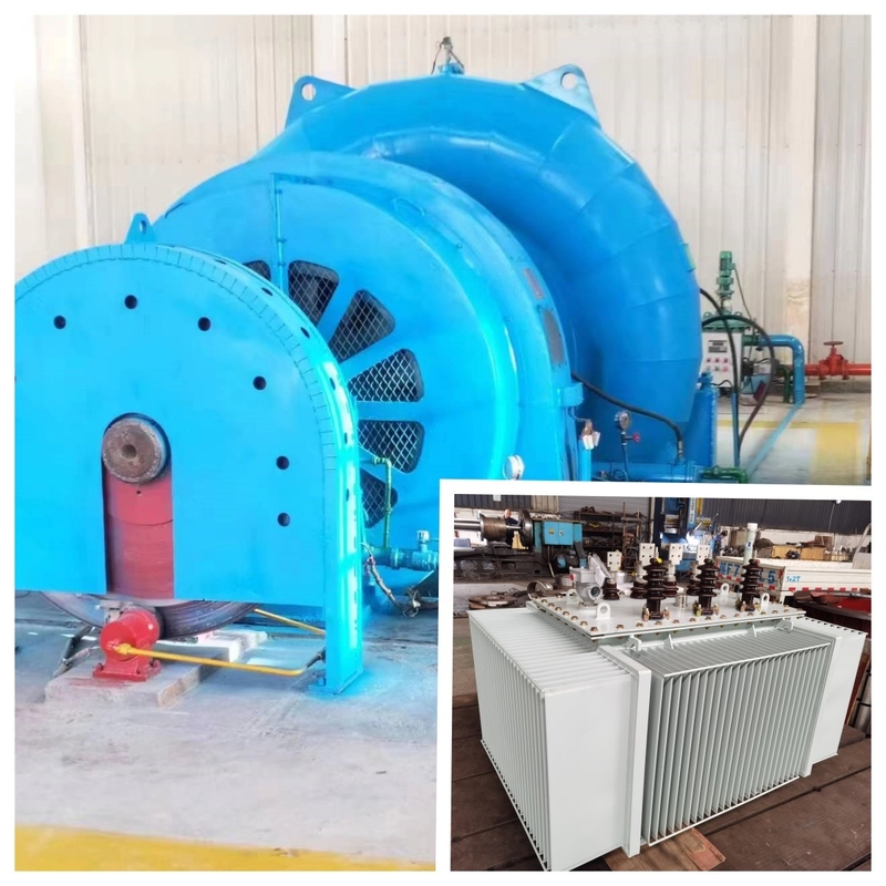 Generatore di turbina idroelettrica di piccole dimensioni 50HZ/60HZ Eco-friendly per la testa di acqua bassa 5-500m